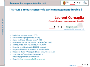 Rencontre du management durable 2014