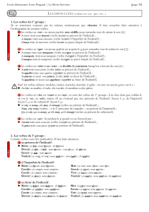 des leçons d`Orthographe - Ecole Louis Pergaud | La Motte