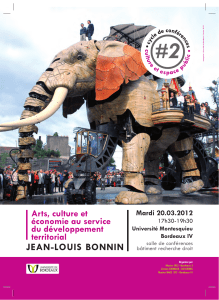 Programme du 20 03 2012 #2 culture et espace public