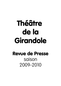 Télécharger - Théâtre de la Girandole
