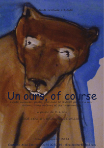 Un ours, of course - Cité de la musique