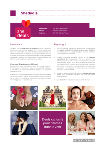 Shedeals - Sanoma Advertising