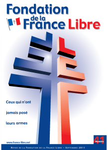 Revue de la Fondation de la France Libre n° 41
