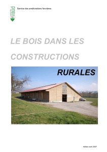 le bois dans les constructions rurales