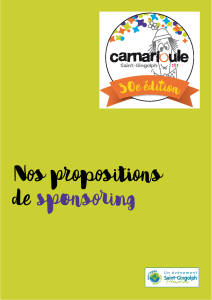 Dossier sponsoring