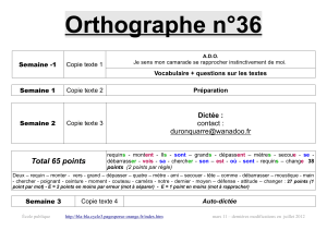 Orthographe n°36 - bla-bla cycle 3