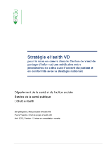 Stratégie eHealth VD V1_3 - Association de Communes Vaudoises