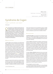 Syndrome de Cogan