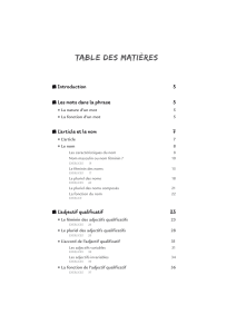 Table des Matières - Editions Ellipses