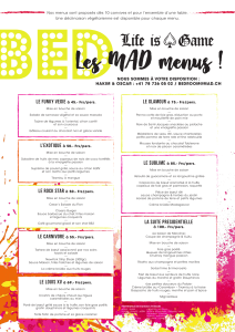 Carte MENUS