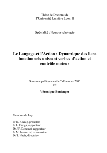 Le Langage et l`Action : Dynamique des liens - (DDL), Lyon