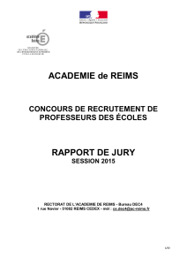 Rapport du jury du CRPE de septembre 2010