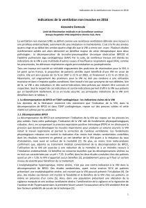 Indications de la VNI en 2016 A Demoule