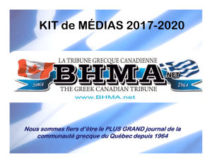 KIT de MÉDIAS 2017-2020