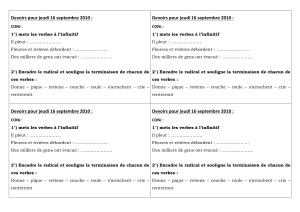 Devoirs(pour(jeudi(16(septembre(2010(:( Devoirs(pour