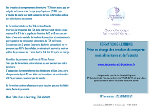 e-Learning TCA-obésité - Association Autrement