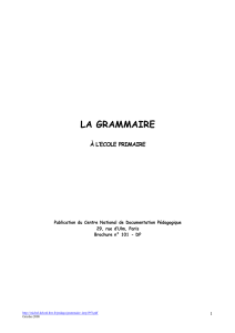 la grammaire - Michel Delord