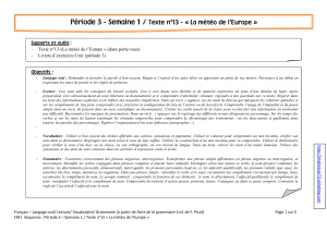 Période 3 - Semaine 1 / Texte n°13