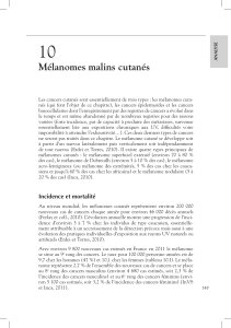 Mélanomes malins cutanés - iPubli