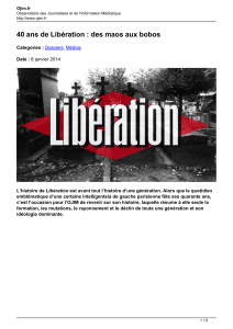 40 ans de Libération : des maos aux bobos