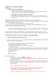 1 L`objet Entrée contient toujours 2 objets : l`objet Mot Vedette et l