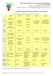 Programme Thérapeute - École d`Hypnose en Conscience à Bordeaux