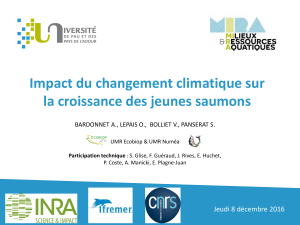 Impact du changement climatique sur la croissance des jeunes