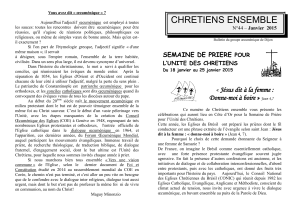 CHRETIENS ENSEMBLE - EPUdF de Côte d`Or
