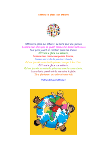 site école poésie Offrons le globe aux enfants
