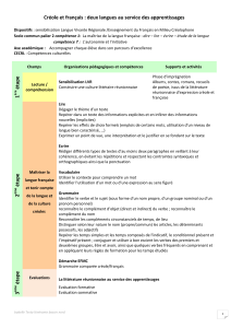 Créole et français au service des apprentissages