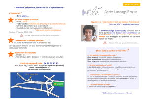 Brochure gÃ©nÃ©rale - Centre langage écoute Montpellier