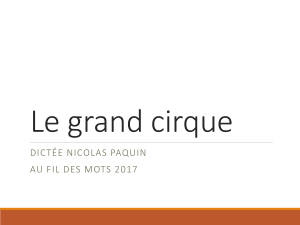 Corrigé de la dictée grand public et explications