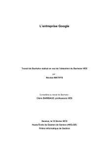 L`entreprise Google