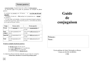 conjugaison - Les CM de Saint