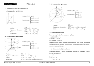 Fiche de rappel P03 : Mécanique