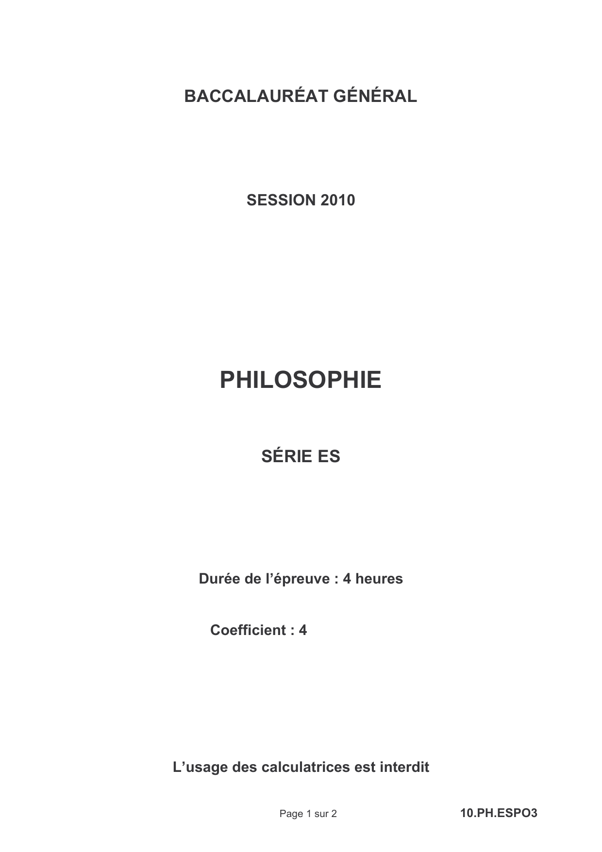 bac 2013 philosophie dissertation