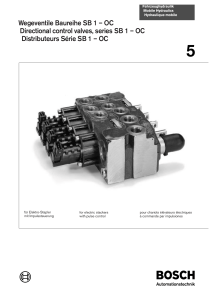 SB 1-OC Wegeventile, Dir. Control Valves