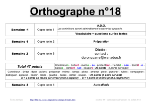 Orthographe n°18 - bla-bla cycle 3