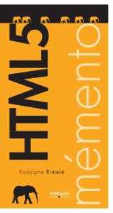 Mémento HTML5
