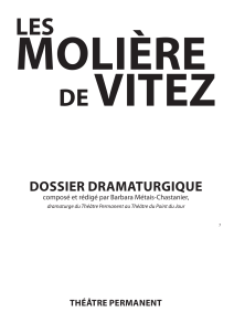 DOSSIER DRaMaTuRGIQuE - Les Quinconces