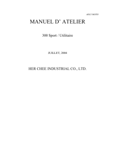 manuel d` atelier