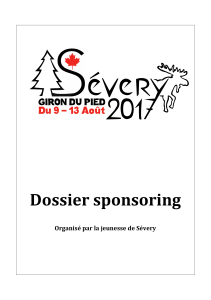 Dossier sponsoring