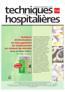 Système d`information et management du médicament en maison