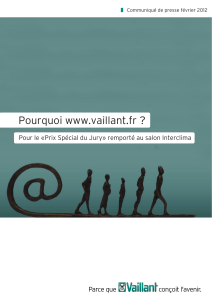 Pourquoi www.vaillant.fr ?