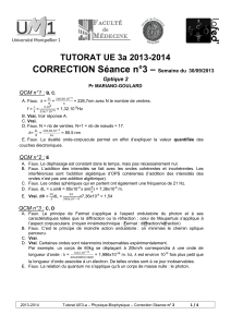 – CORRECTION Séance n°3 TUTORAT UE 3a 2013-2014