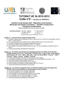 – Colle n°2  TUTORAT UE 3b 2012-2013