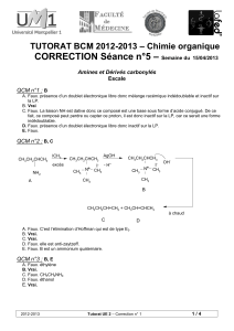 – CORRECTION Séance n°5 – Chimie organique