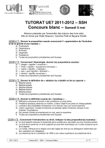 – Concours blanc – SSH