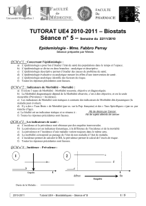 – Séance n° 5 – Biostats