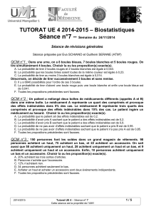 – Séance n°7 – Biostatistiques